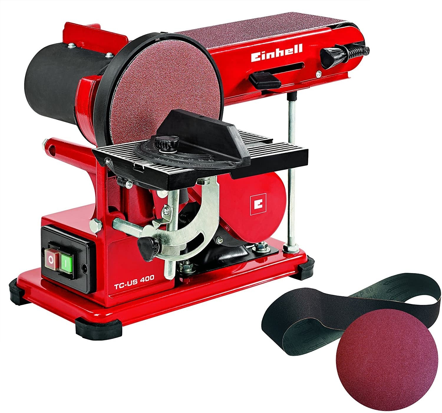 Einhell Banco Lijadora Banda Y Disco 4419255 Tc-Us 400