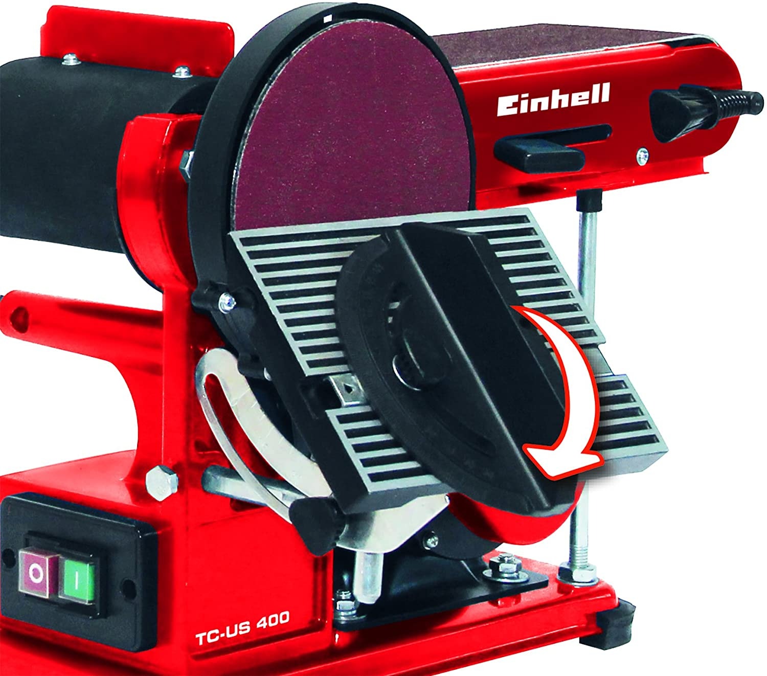 Einhell Banco Lijadora Banda Y Disco 4419255 Tc-Us 400