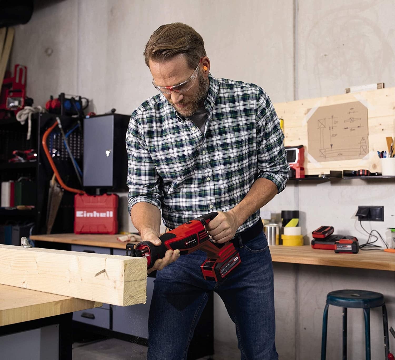 Einhell Sierra Sable Inalambrico 4326310 Tp-Ap 18/28 Li Bl - Solo
