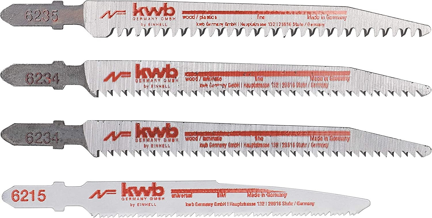 Kwb Set 4 Hojas Sierra Calar C/fino - 625427