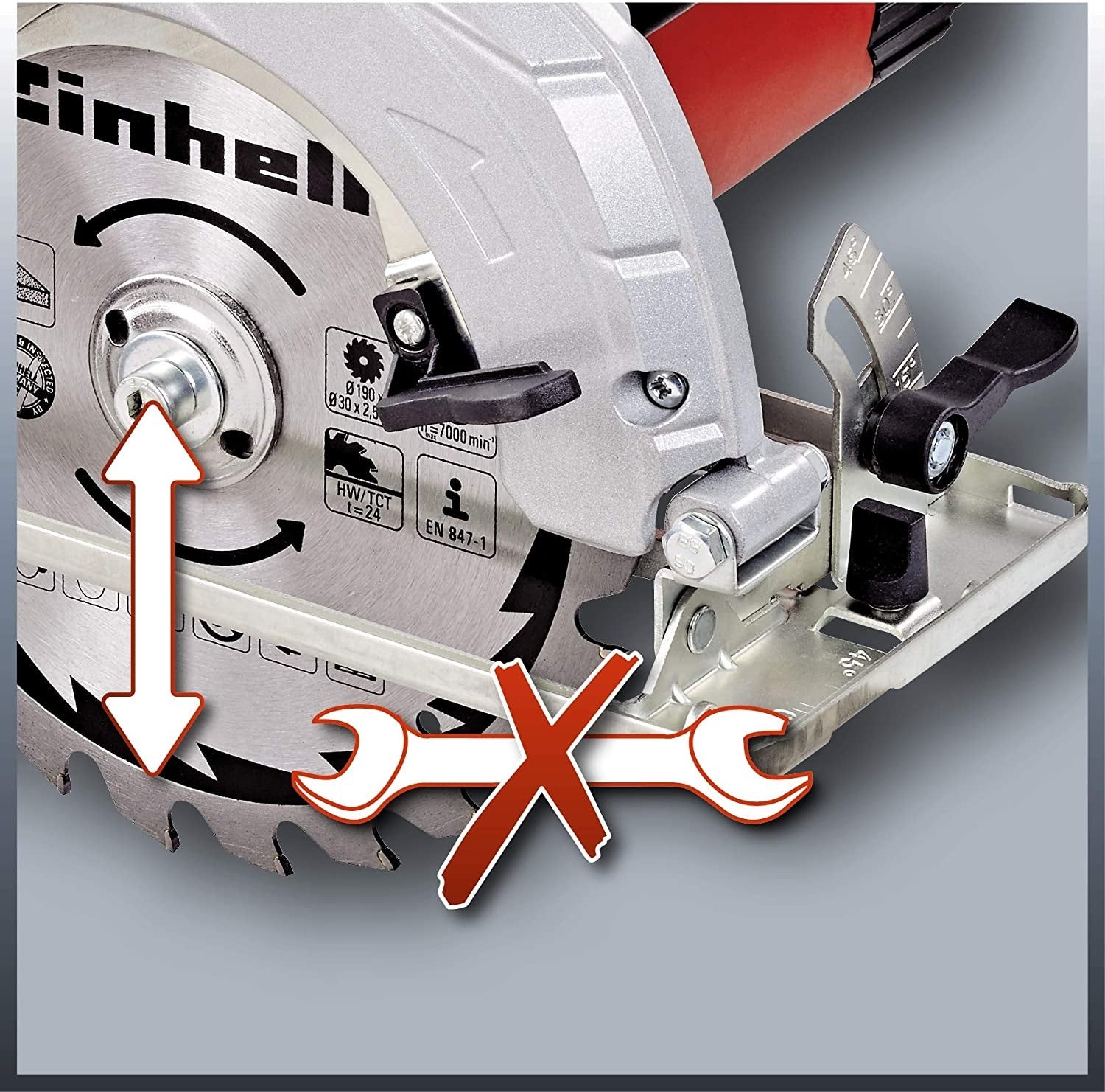 Einhell Sierra Circular 1.400W 4330997 Tc-Cs 1400