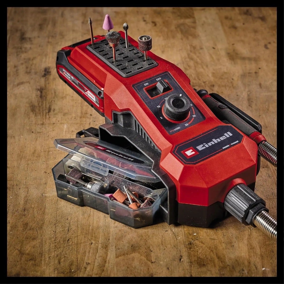 Einhell Tipo Dremel Grabado Inalambrico 4419360 Te-Mt 18/34 Li Solo
