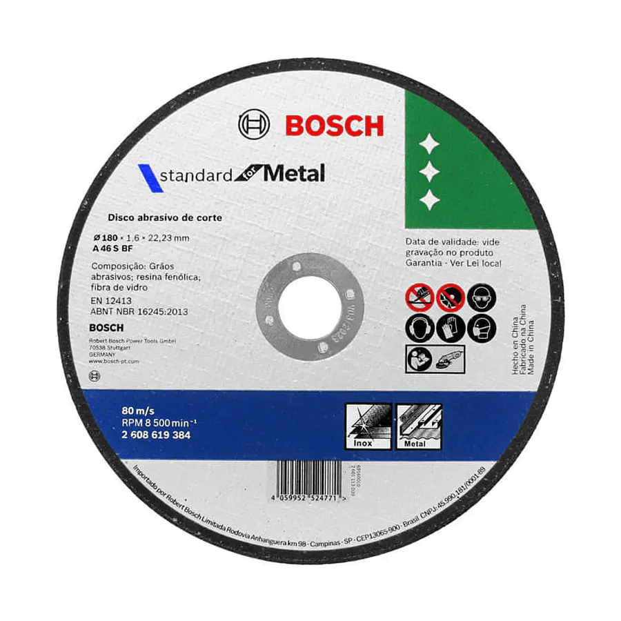 Bosch Disco Corte Metal 7&acute; X 1.6mm