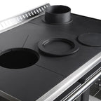 Bosca Pack Cocina Le&ntilde;a Hestia 90 Burdeo + Kit Instalacion