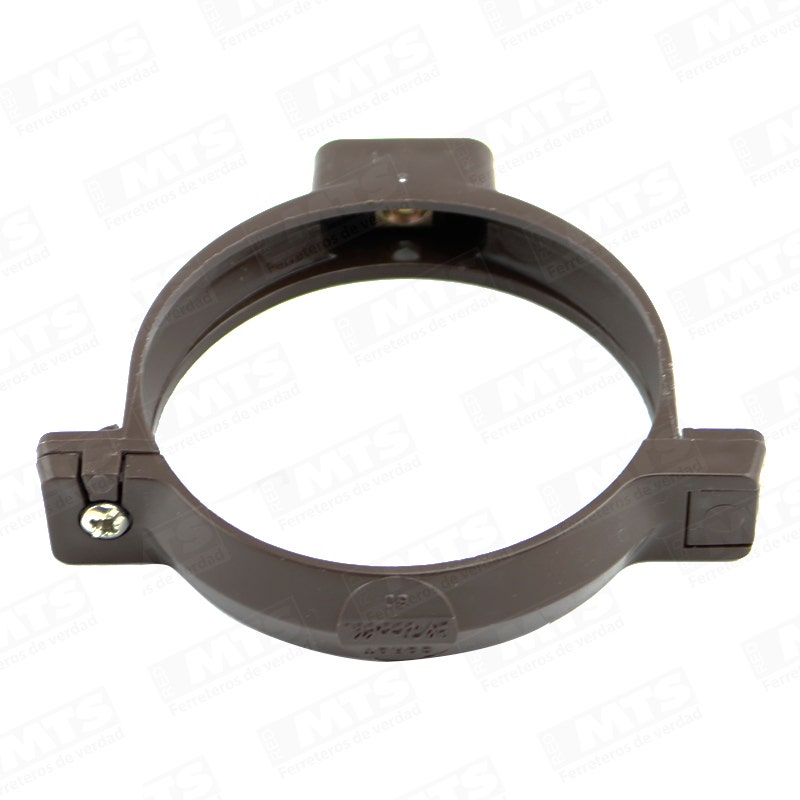 Abrazadera T.Bajada Pvc 25 Marron