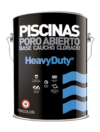 Tricolor Pint Piscina Heavy Duty Celeste Mars.     1Gl