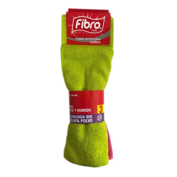 Paño Microfibra Pack 3Und.