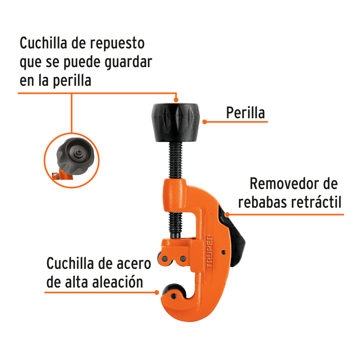 Cortatubo Truper 1 1/8   30Mm      12853
