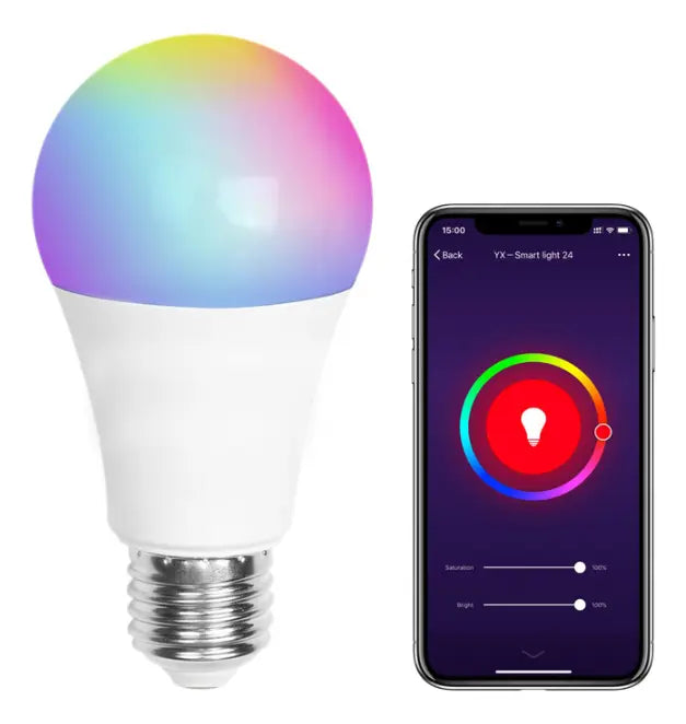 Ampolleta Led Smart Wifi Rgb A60 E-27 10W 16850