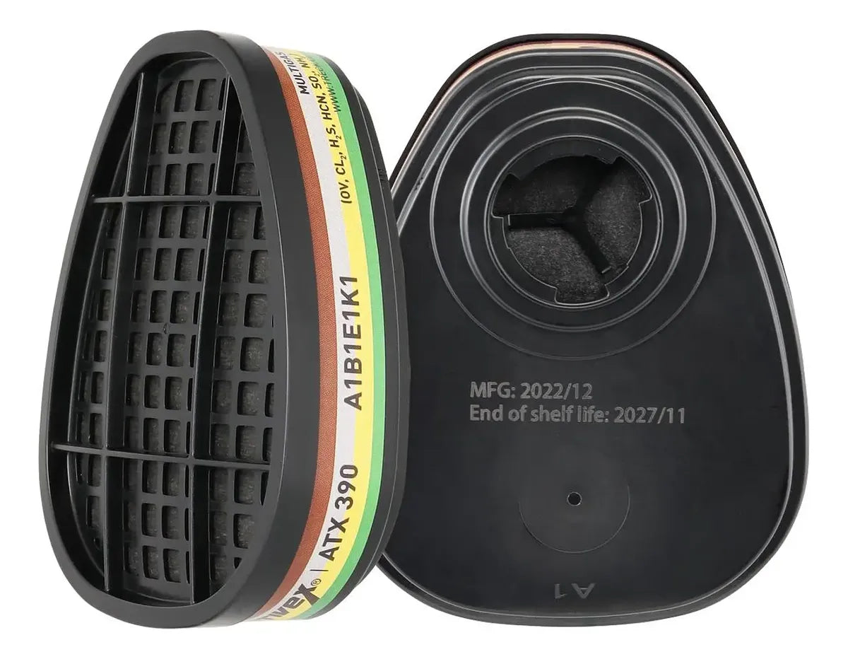 Filtro Respirar Ergonic F500M Abek1 Multigas Par
