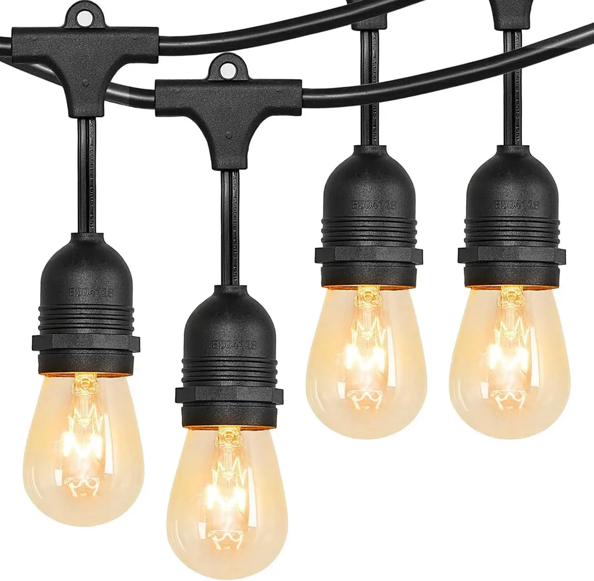 Guirnalda De Luces Solar Exterior Incluye 20 Ampolletas 10mts
