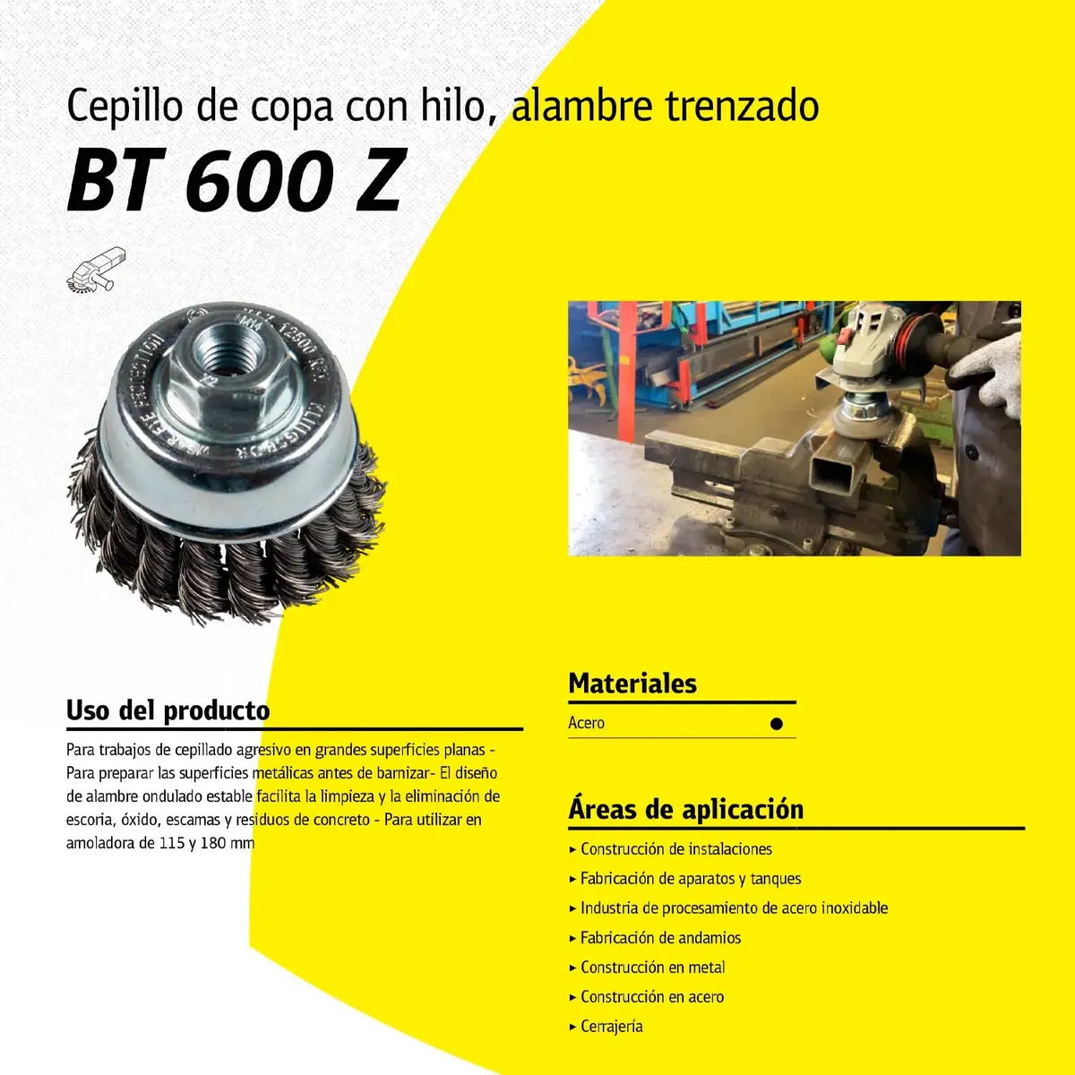 Klingspor Grata Copa Bt600Z Trenz. 100Mm / M14 358338