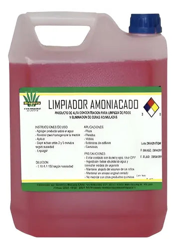 Limpiador Amoniacado Bidon 5lts Quimica Maguey