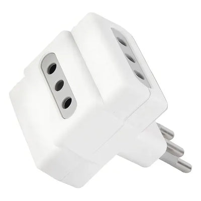 Harden Adaptador Triple 10A 250V Blanco-Te905Wh