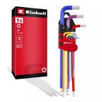 Einhell Juego Llaves Allen Hexagonales 9pz - 370558