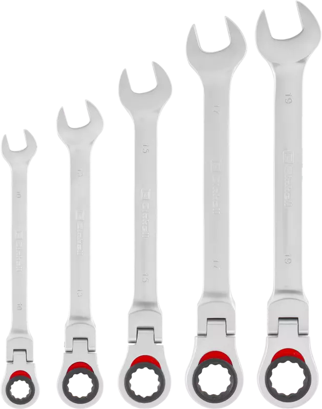 Einhell Juego 5 Pc Llaves Articulada Punta Corona Con Chicharra
