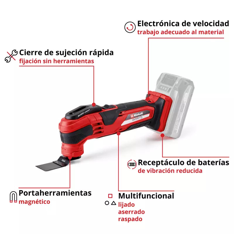 Einhell Multimax Inalambrico 4465160 Varrito