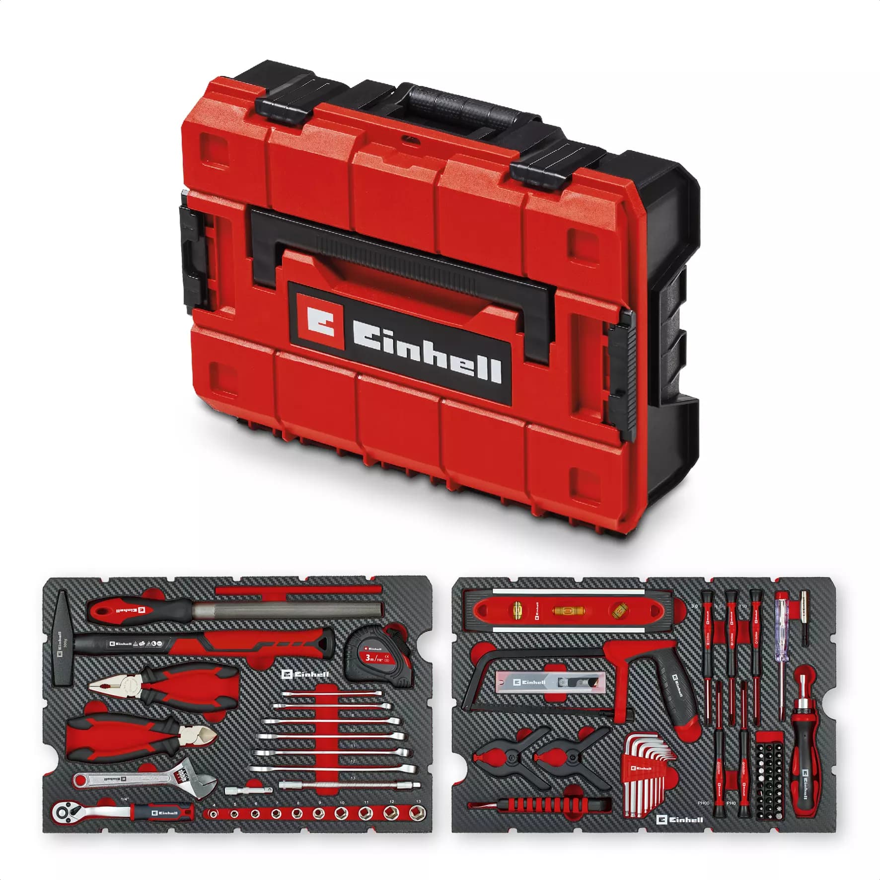 Einhell Maleta Herramientas Manuales 87pz 370518