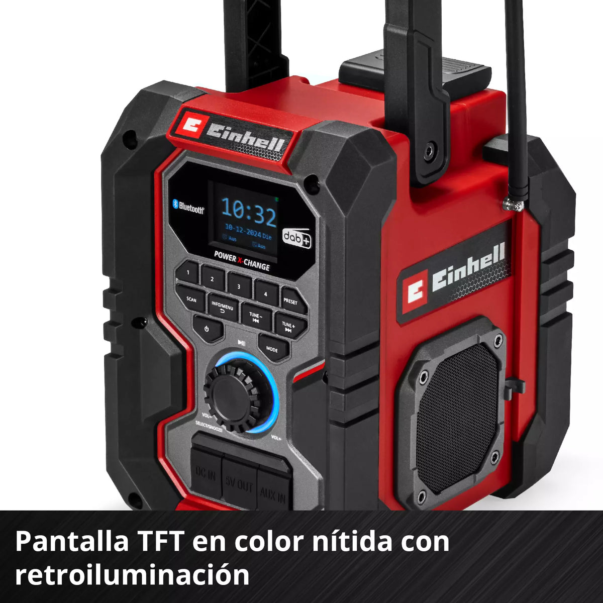 Einhell Radio Parlante 18v Hibrida Bluetooh 3407995 Te-cr 18 Li Dab