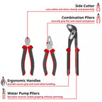 Einhell Set 3pc  Alicates 180/250mm 370531