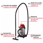 Einhell Aspiradora Polvo/agua  950w 30 Lts 2342235 Tc-vc 3055 S