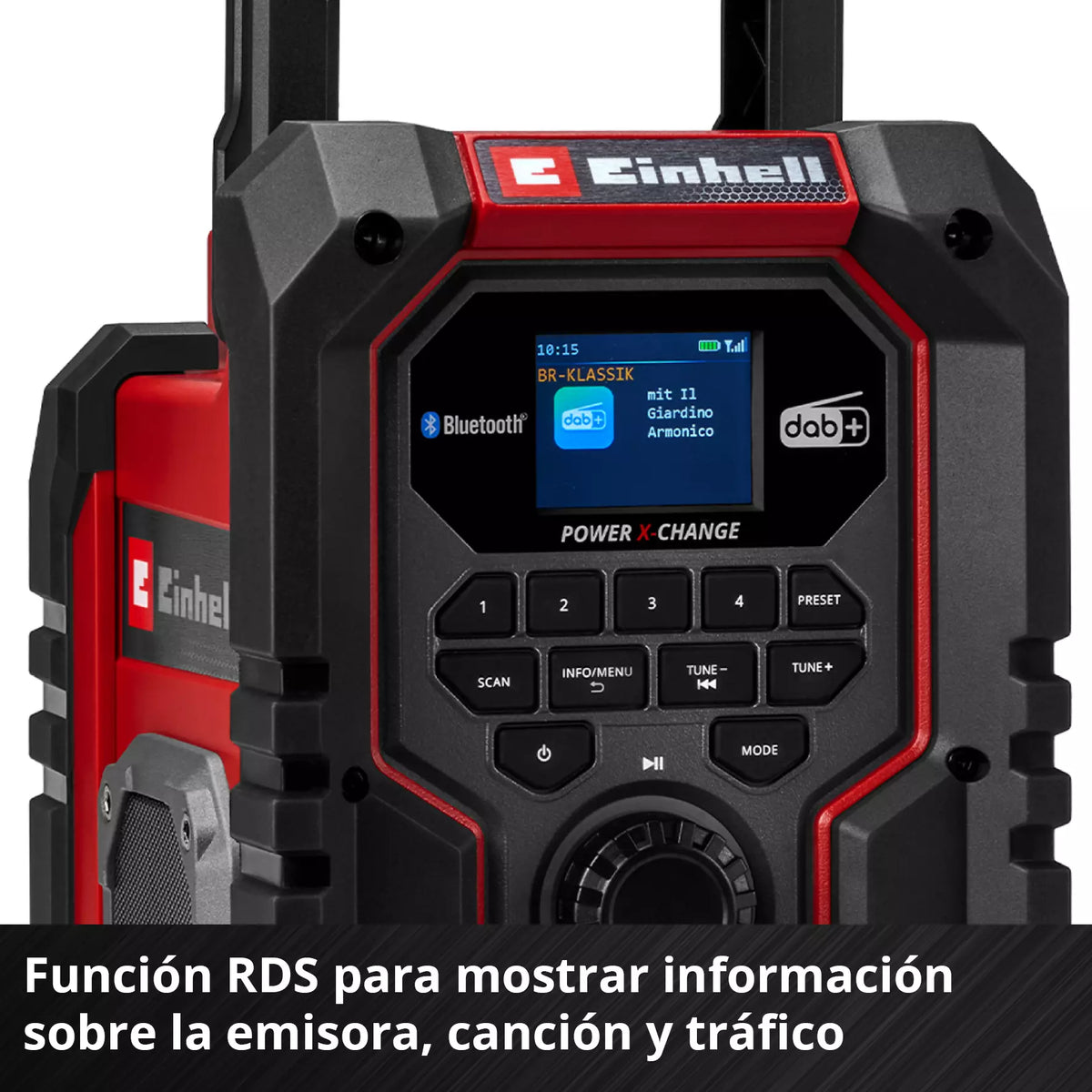Einhell Radio Parlante 18v Hibrida Bluetooh 3407995 Te-cr 18 Li Dab