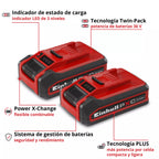 Einhell Kit 2 Bateria 3 Ah  4511631