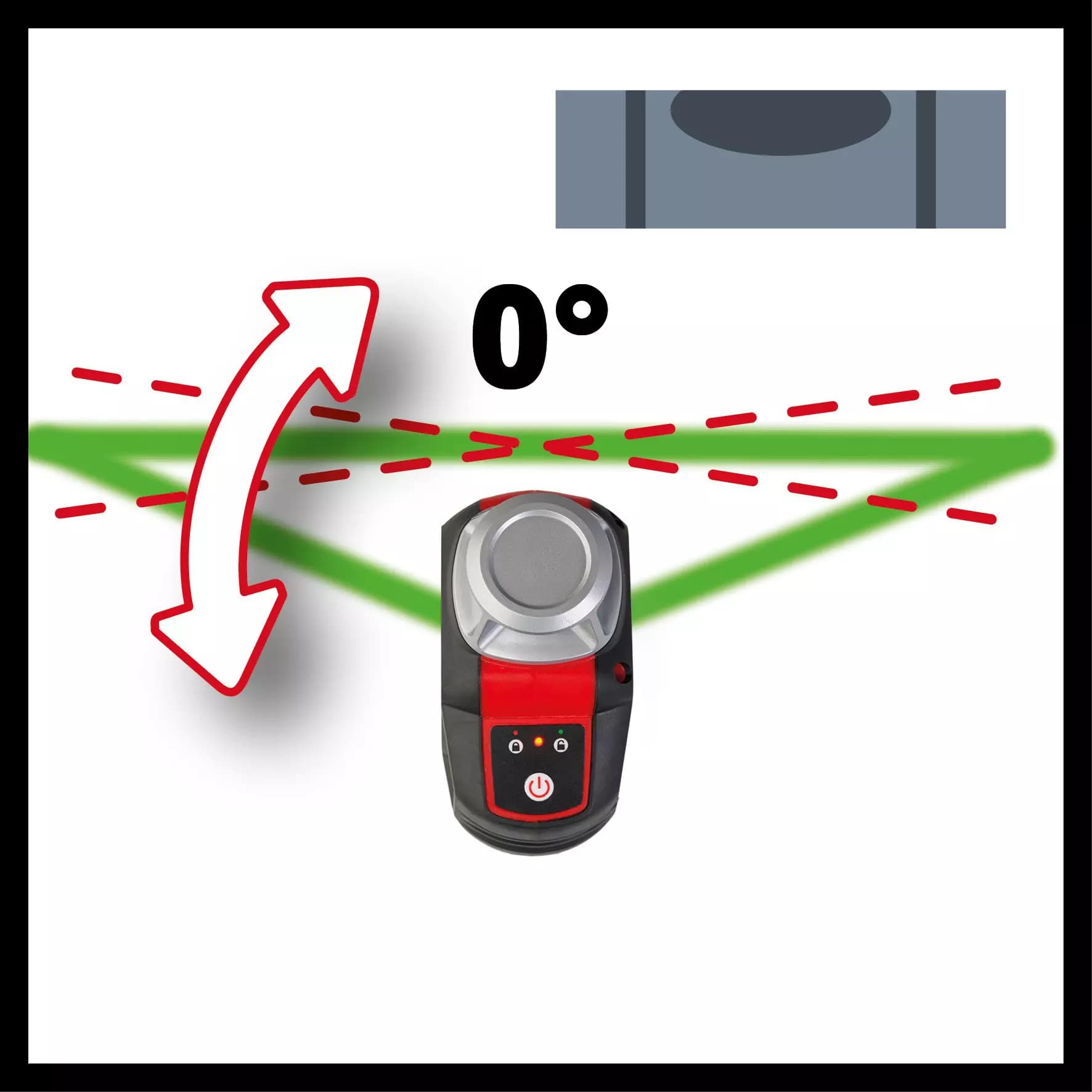 Einhell Nivelador Laser Cruz Verde 2270119