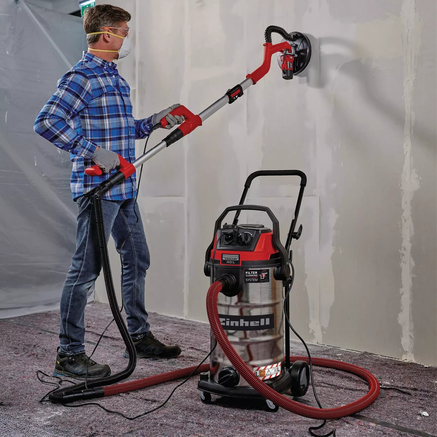 Einhell Aspiradora Polvo/agua Inox 40lt 2347445