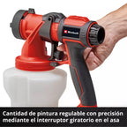 Einhell Pistola Pintar Inalambrica 18V 1000Ml 4260040  TE-SY 18/90 Li-Solo Powe