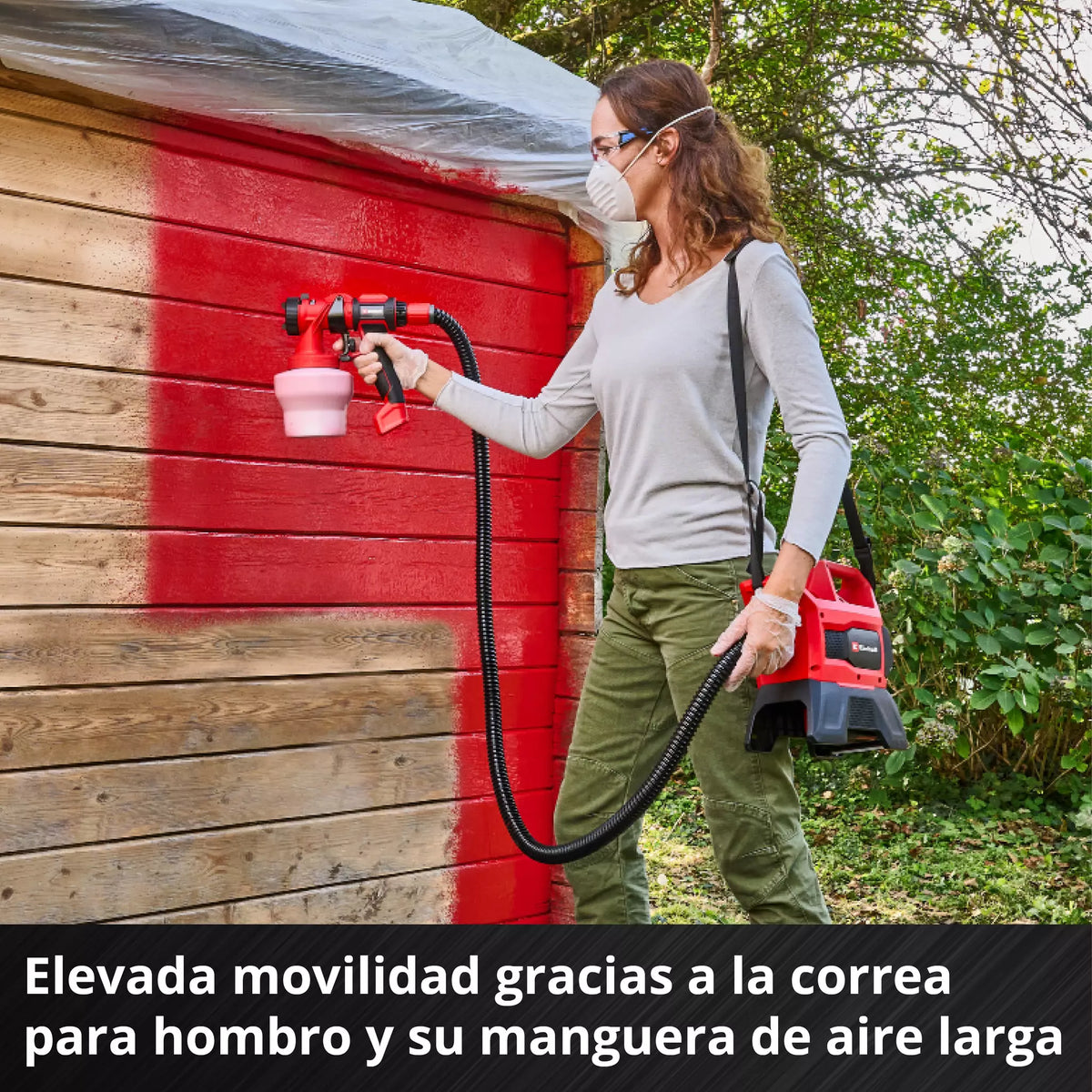 Einhell Pistola Pintar Inalambrica 18V 1000Ml 4260040  TE-SY 18/90 Li-Solo Powe