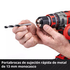 Einhell Taladro Percutor Inalambrico Tp-cd 18/80 Li-i Bl (2x2,0 Ah)