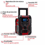 Einhell Radio Parlante 18v Hibrida Bluetooh 3407995 Te-cr 18 Li Dab
