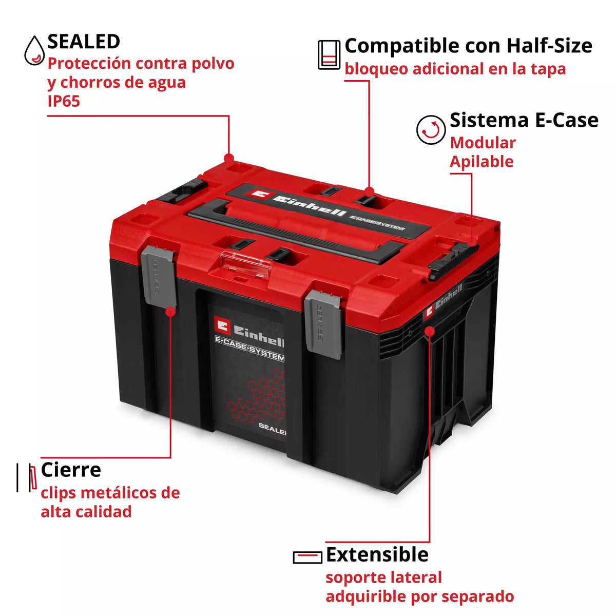 Einhell Caja Herramientas Y Accesorios E-case M 4540053