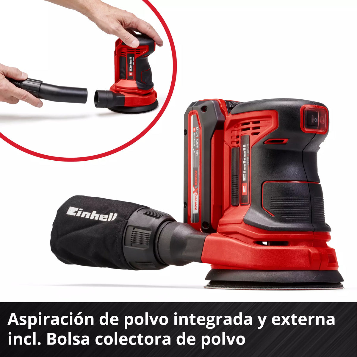 Einhell Lijdora Rotoorbital Inalambrica 4462010 Te-Rs 18 Li-Solo