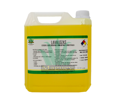 Lavaloza  Bidon 5lts Quimica Maguey