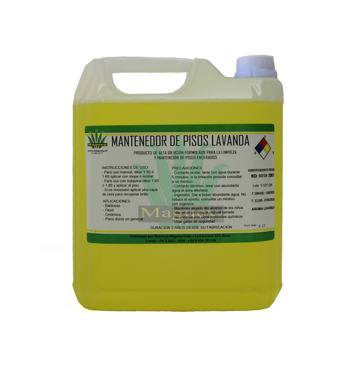 Mantenedor De Pisos 5 L Lavanda Quimica Maguey