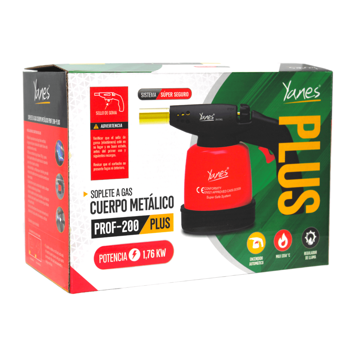 Soplete Gas N 157 Electronico Prof 200