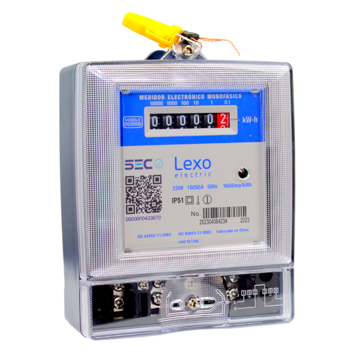 Medidor Monofasico Lexo (Delixi) 004010