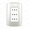 bTicino ENCHUFE EMB TRIPL 10A MODUS PERLA
