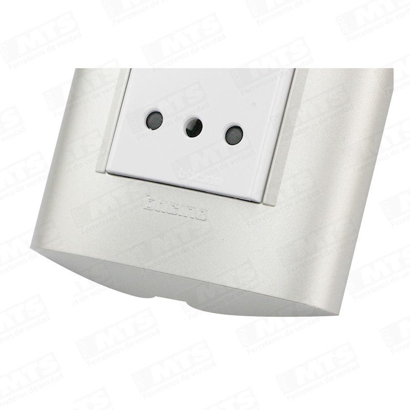 bTicino ENCHUFE EMB TRIPL 10A MODUS PERLA