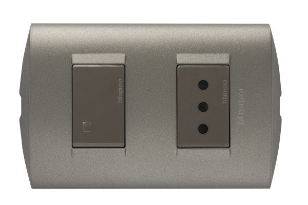 Bticino Interruptor + Enchufe Emb Modus Terra
