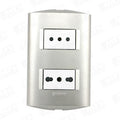 bTicino ENCHUFE EMB DOBLE 10+10|SLASH|16 MODUS PER