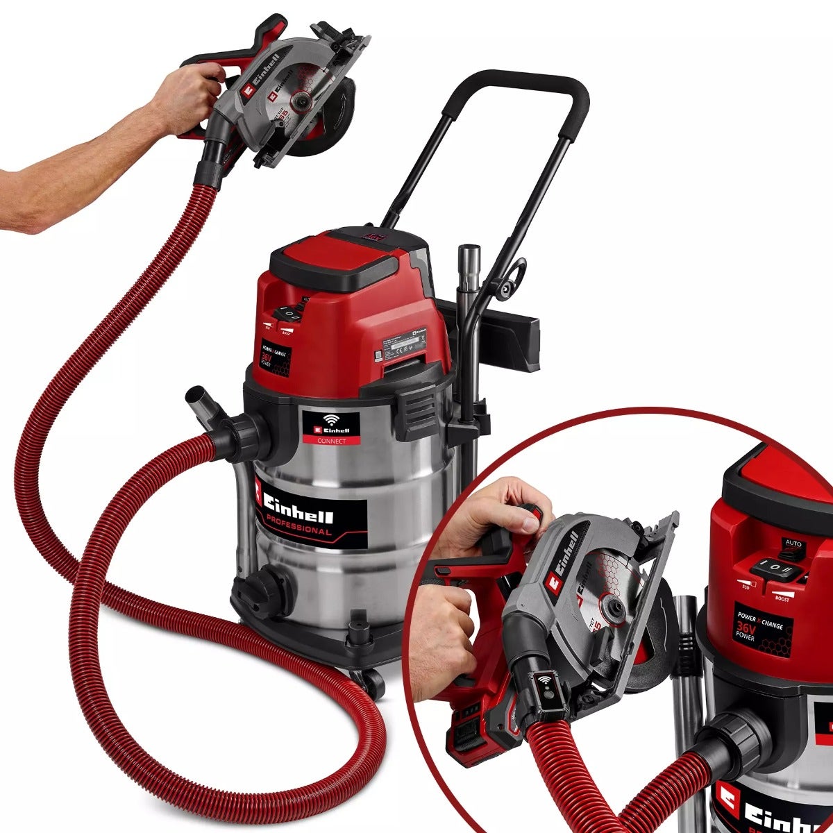 Einhell Aspiradora Polvo/agua Inalambrica - Tp-vc 36/30 S