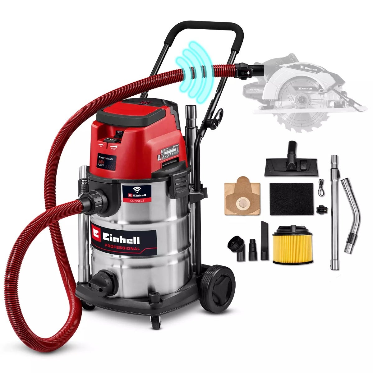 Einhell Aspiradora Polvo/agua Inalambrica - Tp-vc 36/30 S