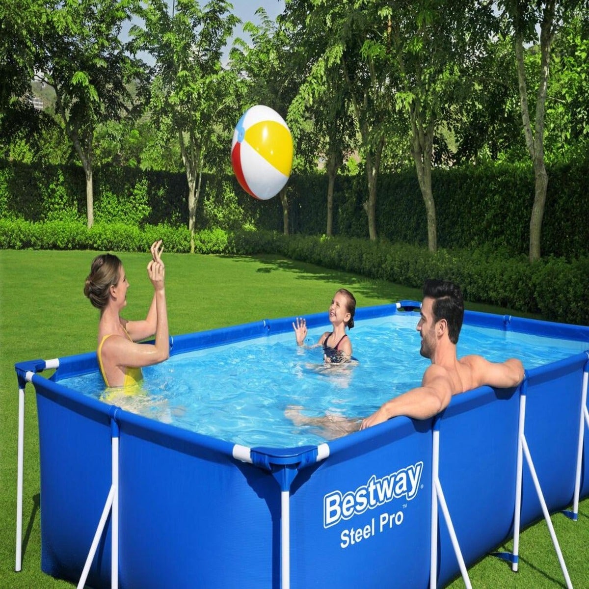Piscina  Recta 4.00m X 2.11m X 81cm 56405 Best Way