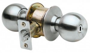 Cerradura Yale Cil&iacute;ndrica / Ba&ntilde;o-dormitorio Inox 134640
