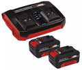 Einhell Kit 2 Cargador+bateria 4ah 4512112