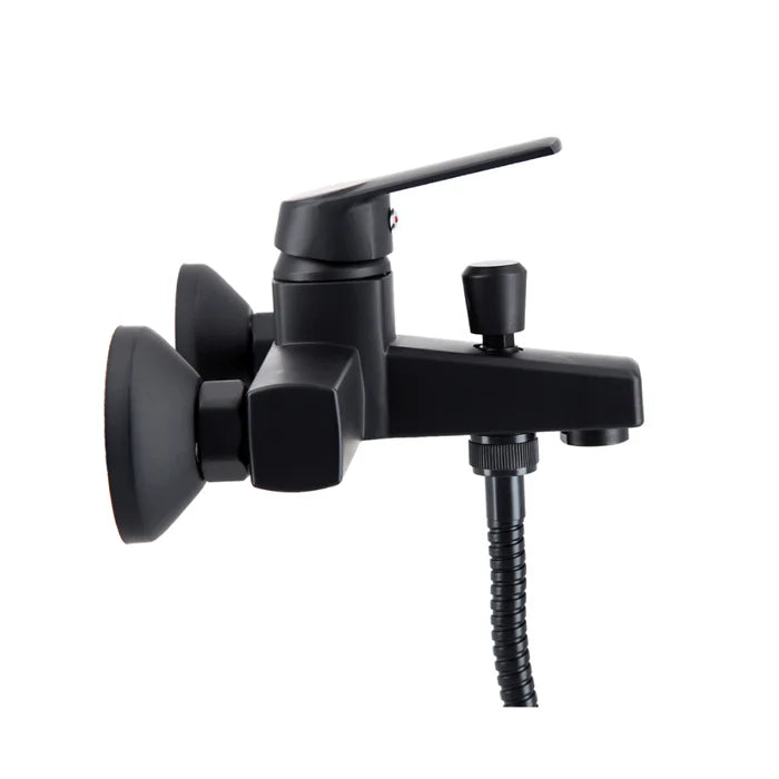 Stretto Monomando Tina Ducha Modena Negro 5203420