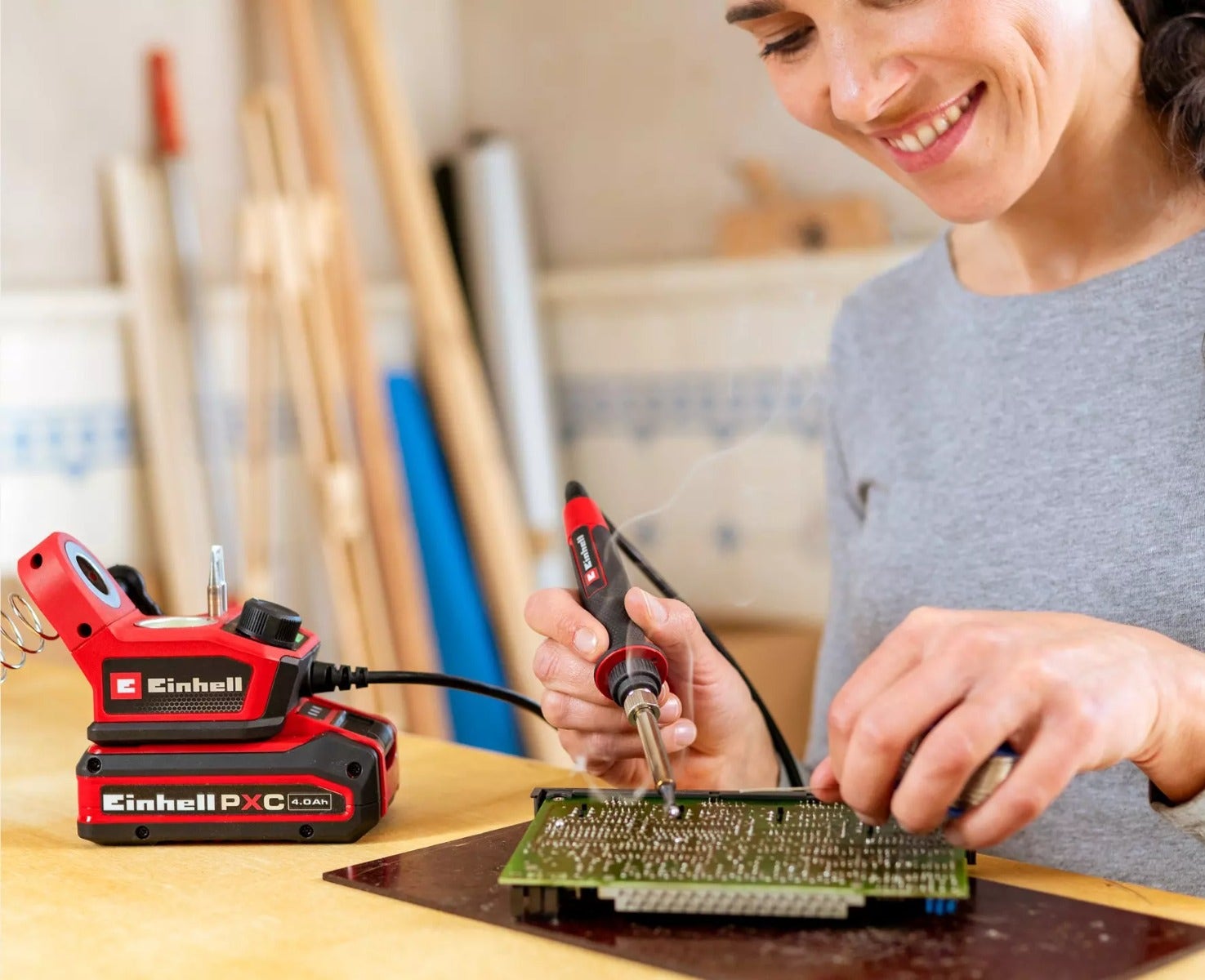 Einhell Soldador Inalambrico - Te-si 18/480 Li E - Solo   - 4520400